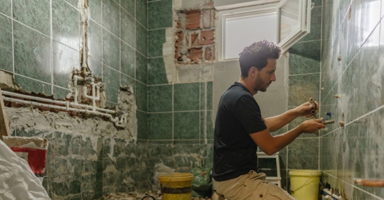 DIY bathroom renovation